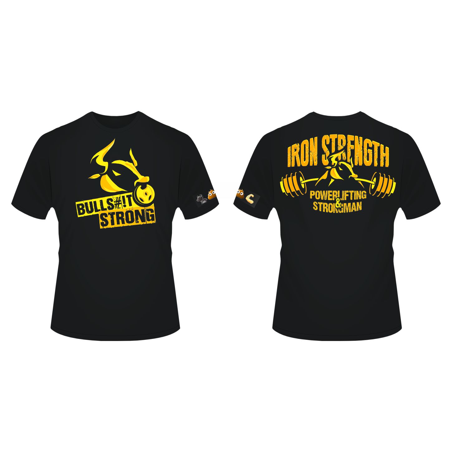 Diseño de Camiseta por FlorinMH para Iron Strength Power & Performance | Diseño #12404911