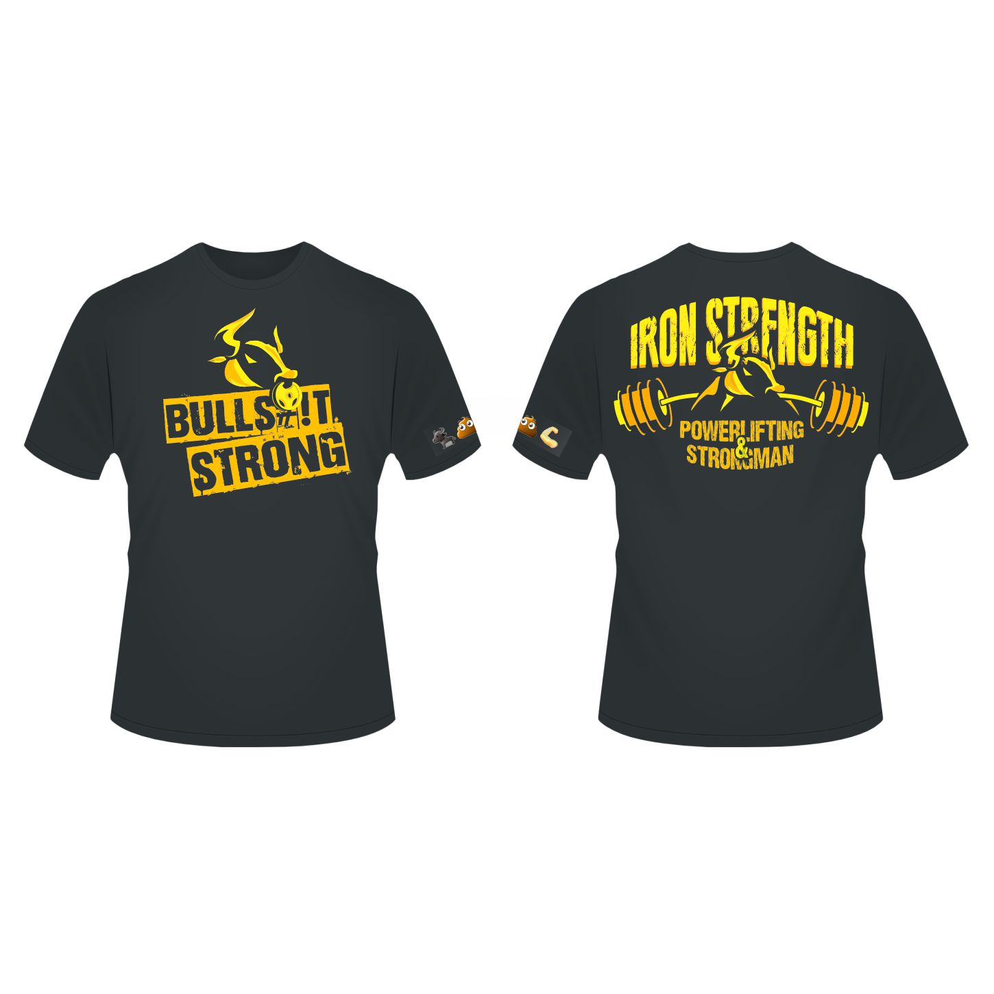 Diseño de Camiseta por FlorinMH para Iron Strength Power & Performance | Diseño #12404912