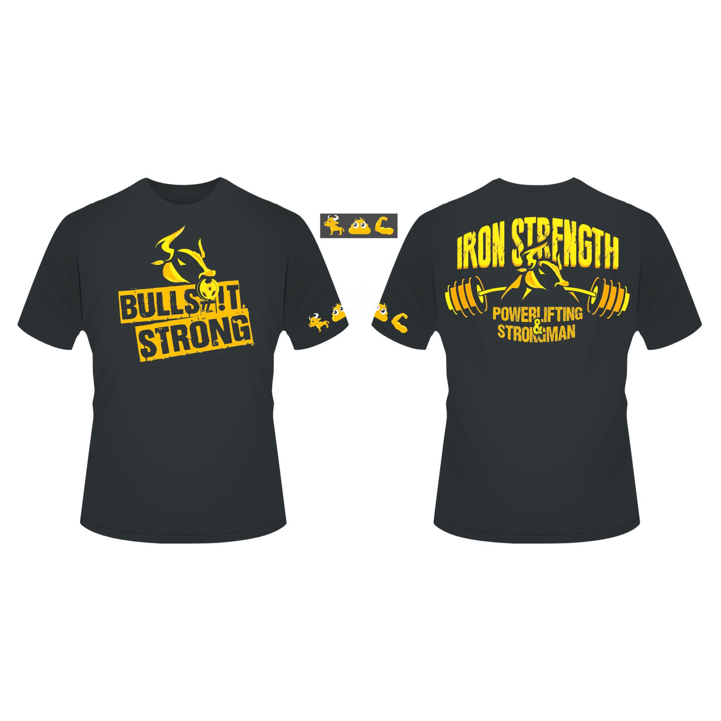 Diseño de Camiseta por FlorinMH para Iron Strength Power & Performance | Diseño #12460953