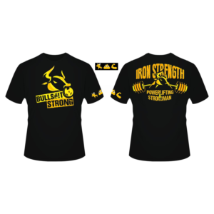 T-shirt Design by FlorinMH for Iron Strength Power & Performance | Design: #12460954