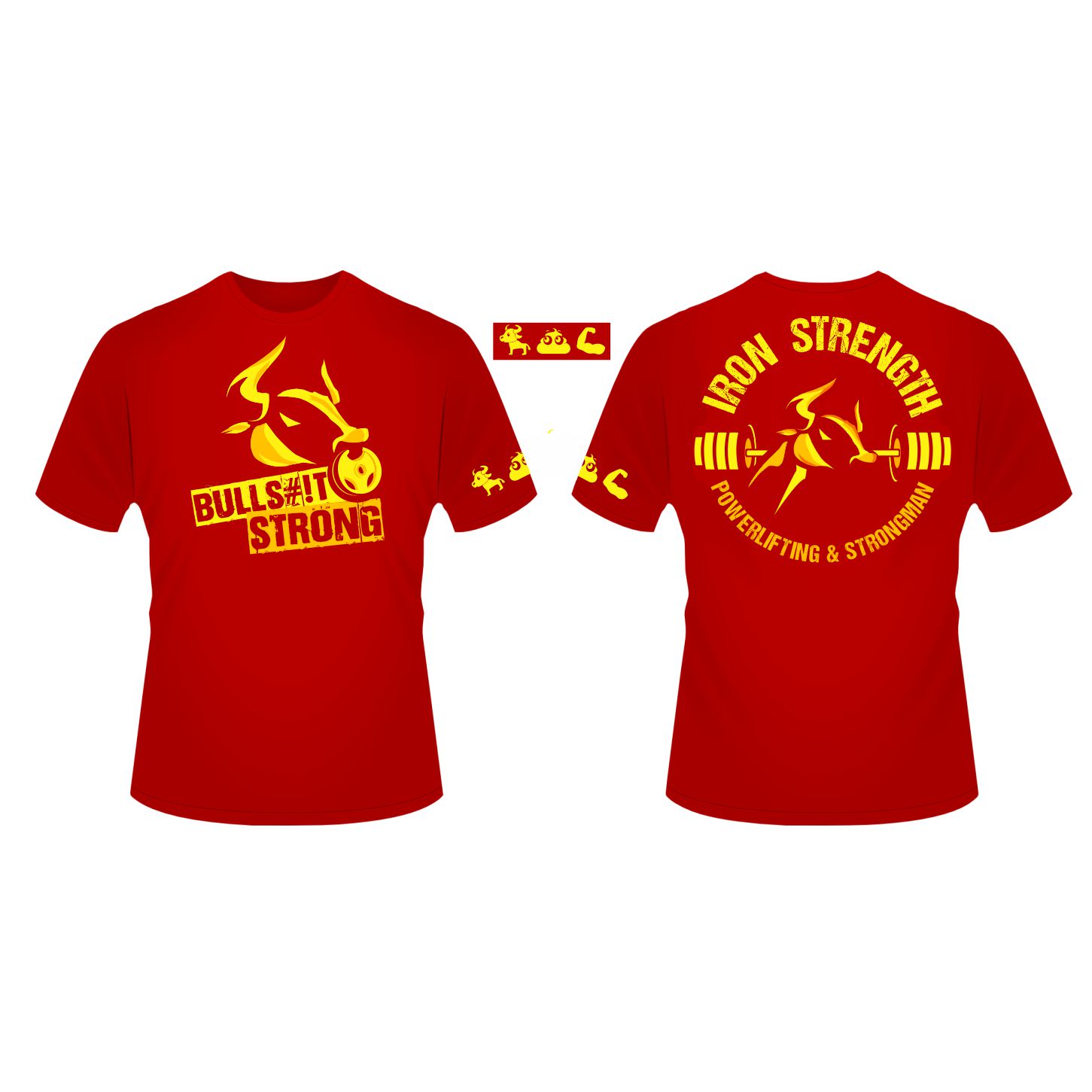 T-Shirt-Design von FlorinMH für Iron Strength Power & Performance | Design #12630226