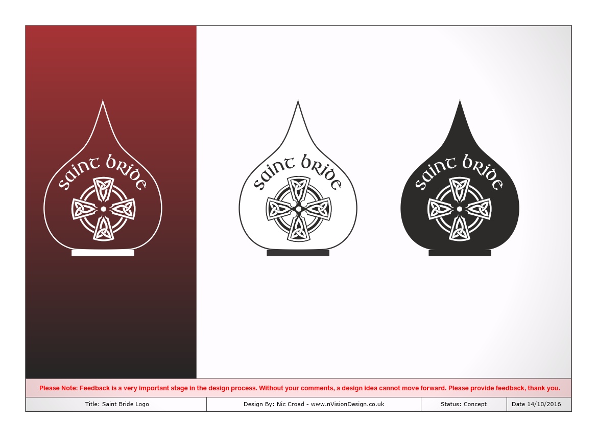 Logo Design by nvisiondesign.co.uk for Saint Bride Hermitage | Design #12374578