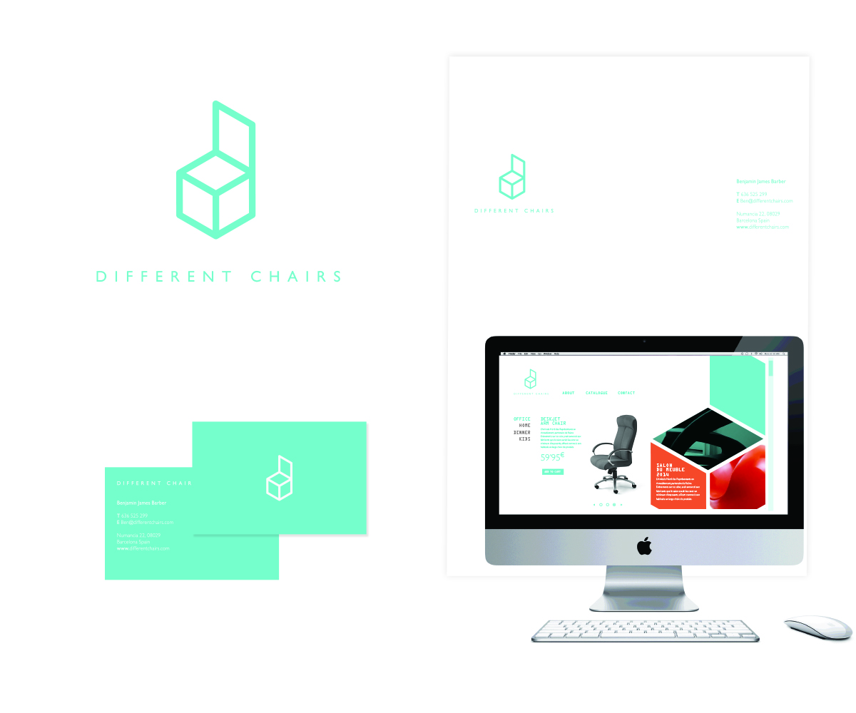 Logo Design by Benjamin JB for Different Chairs | Design #2403818