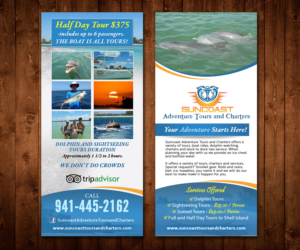 Suncoast Adventure Tours. Dolphin, Sightseeing, Sunset and private tours.  | Flyer Design by Designers Hub