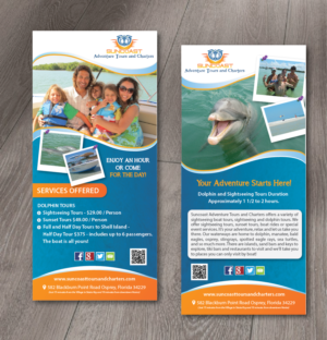 Suncoast Adventure Tours. Dolphin, Sightseeing, Sunset and private tours.  | Flyer Design by alex989