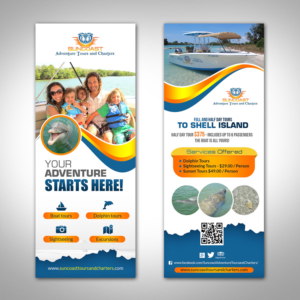 Diseño de Flyer por creative.bugs para Suncoast Adventure Tours and Charters | Diseño: #12410728