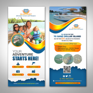 Diseño de Flyer por creative.bugs para Suncoast Adventure Tours and Charters | Diseño: #12671894