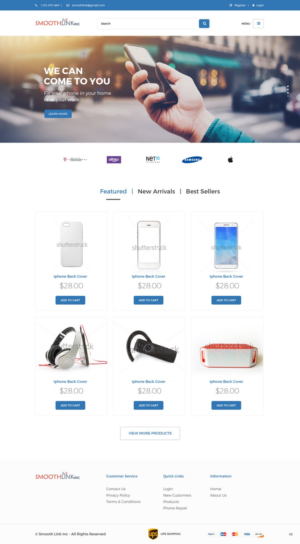 Web Design by pb for Smooth Link inc | Design: #13775701