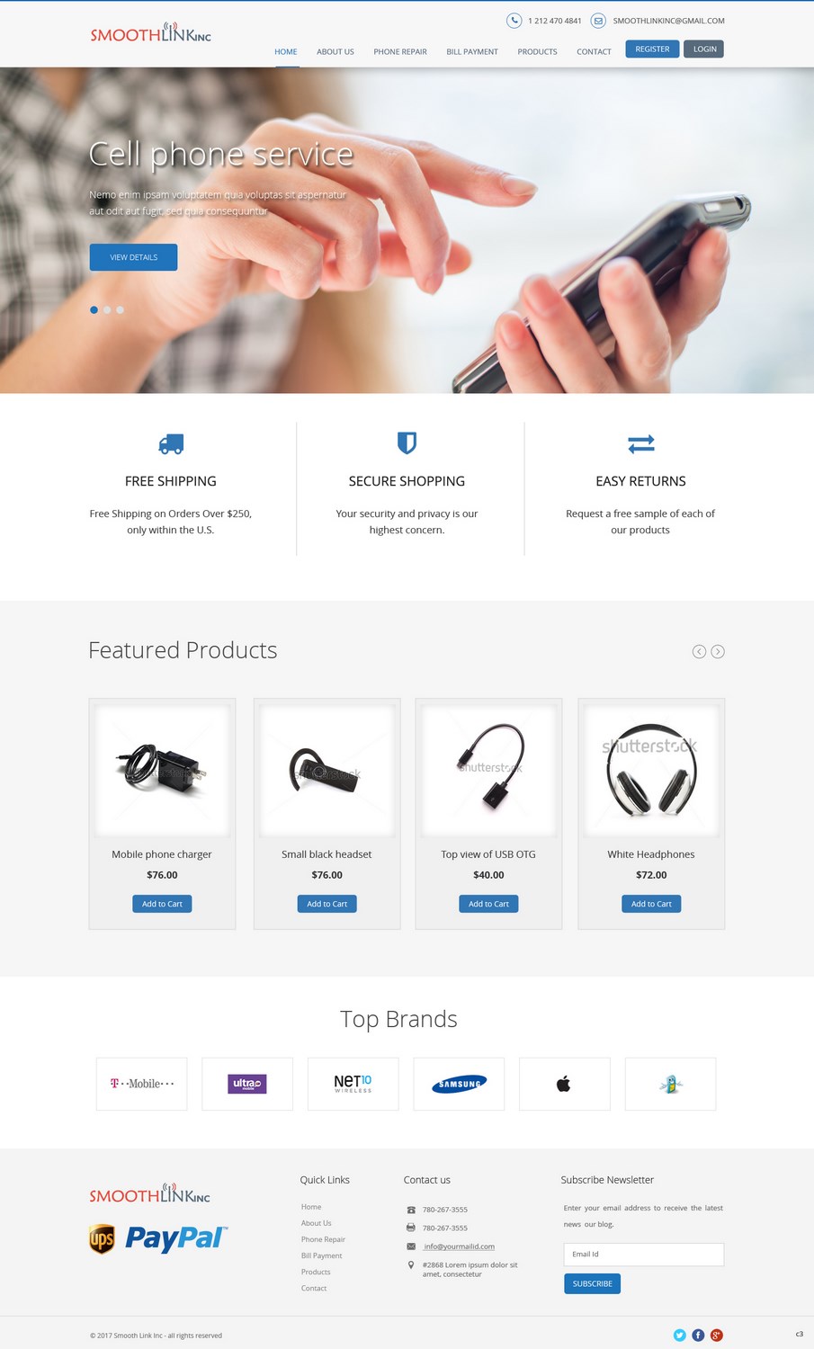 Web Design by pb for Smooth Link inc | Design #13775702