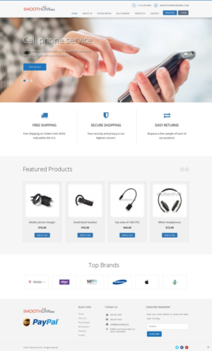 Web Design by pb for Smooth Link inc | Design: #13775702