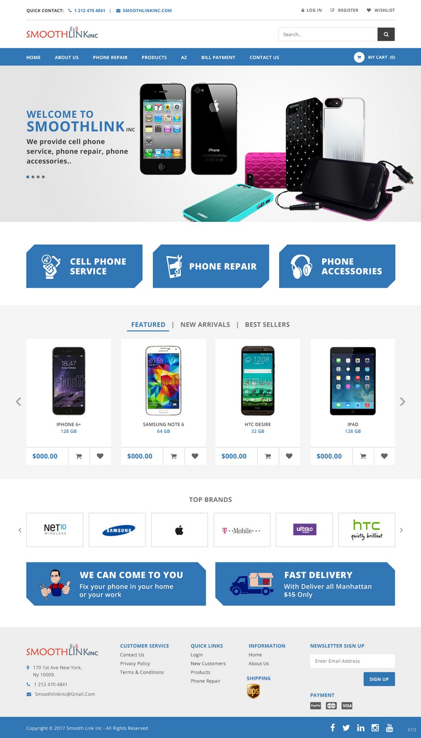 Web Design by pb for Smooth Link inc | Design #13775703