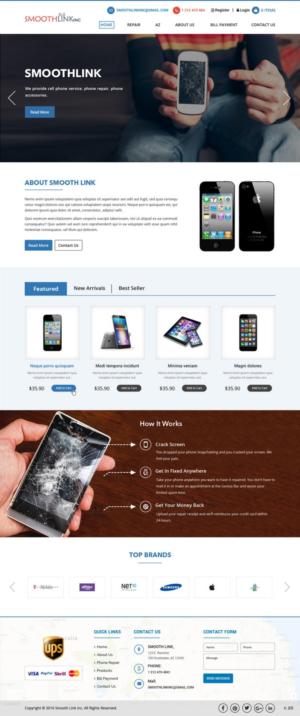 Web Design by pb for Smooth Link inc | Design: #13775705