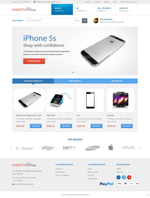 Web Design by pb for Smooth Link inc | Design: #13775707
