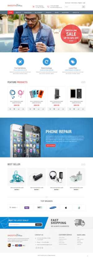 Web Design by pb for Smooth Link inc | Design: #13775710