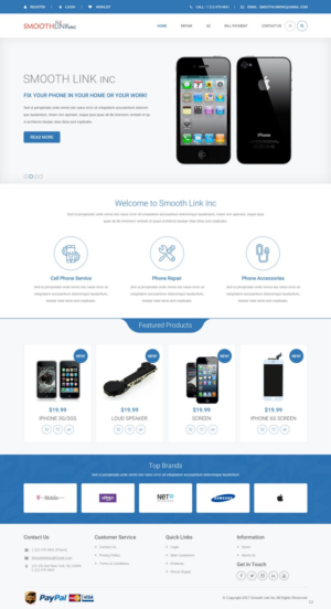Web Design by pb for Smooth Link inc | Design: #13775711