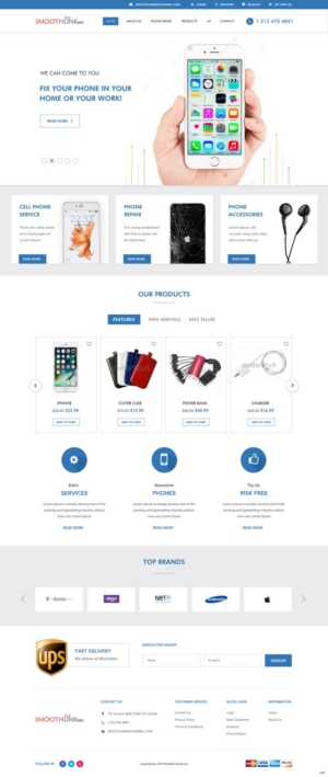 Web Design by pb for Smooth Link inc | Design: #13775715