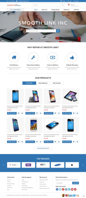 Web Design by pb for Smooth Link inc | Design: #13775716