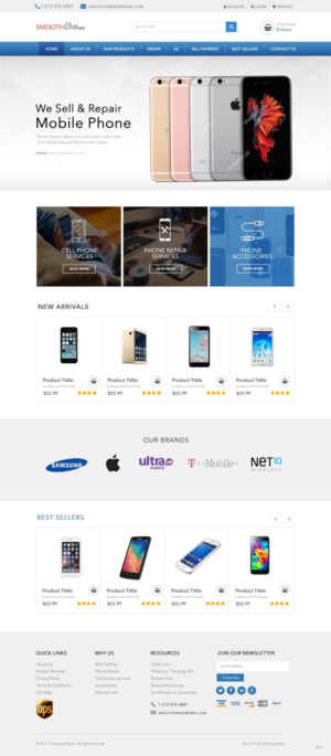 Web Design by pb for Smooth Link inc | Design: #13775717