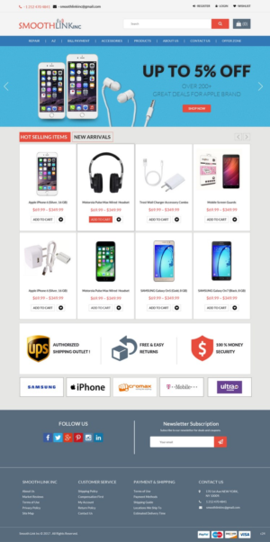 Web Design by pb for Smooth Link inc | Design: #13775718