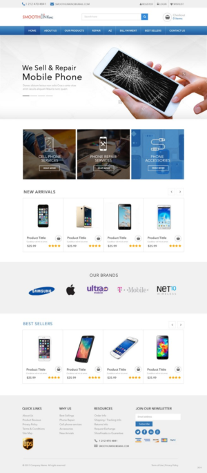 Web Design by pb for Smooth Link inc | Design: #13775719
