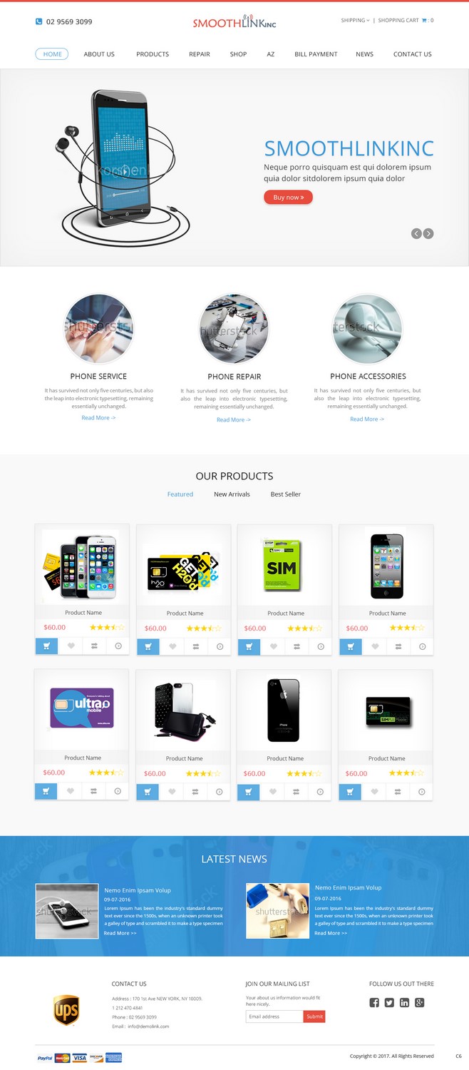 Web Design by pb for Smooth Link inc | Design #13775720