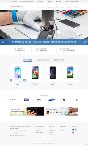 Web Design by pb for Smooth Link inc | Design: #13775721