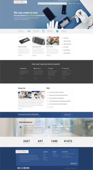 Web Design by vedverma1984 for Smooth Link inc | Design #13808006