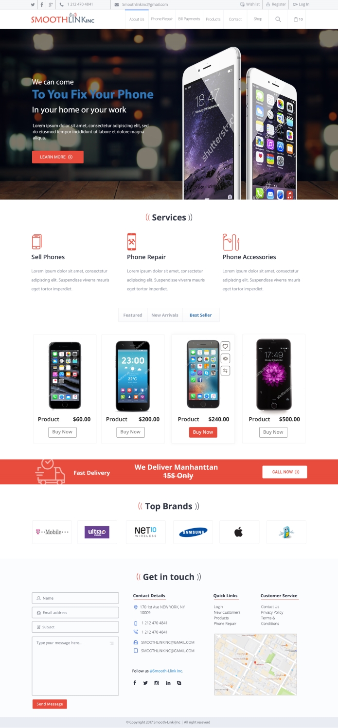 Web Design par TechWise pour Smooth Link inc | Design #13847605