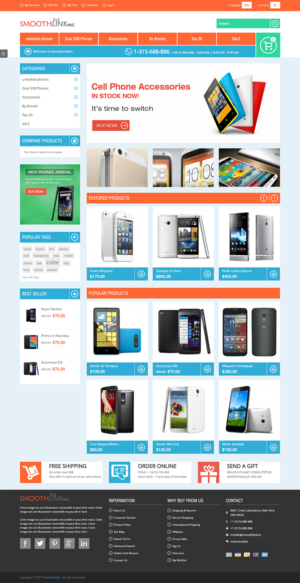 Web Design by valemic for Smooth Link inc | Design: #13764024