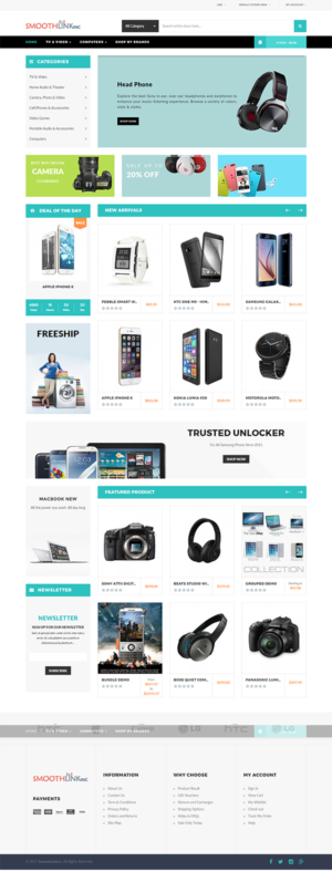 Web Design by valemic for Smooth Link inc | Design: #13764032
