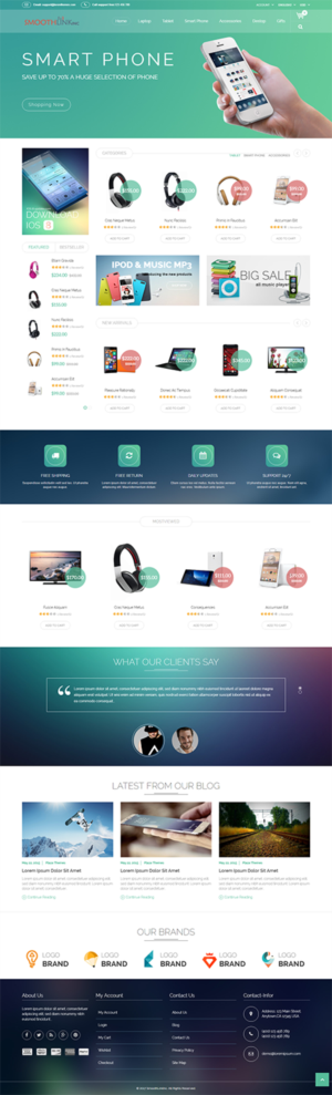 Web Design by valemic for Smooth Link inc | Design: #13764035