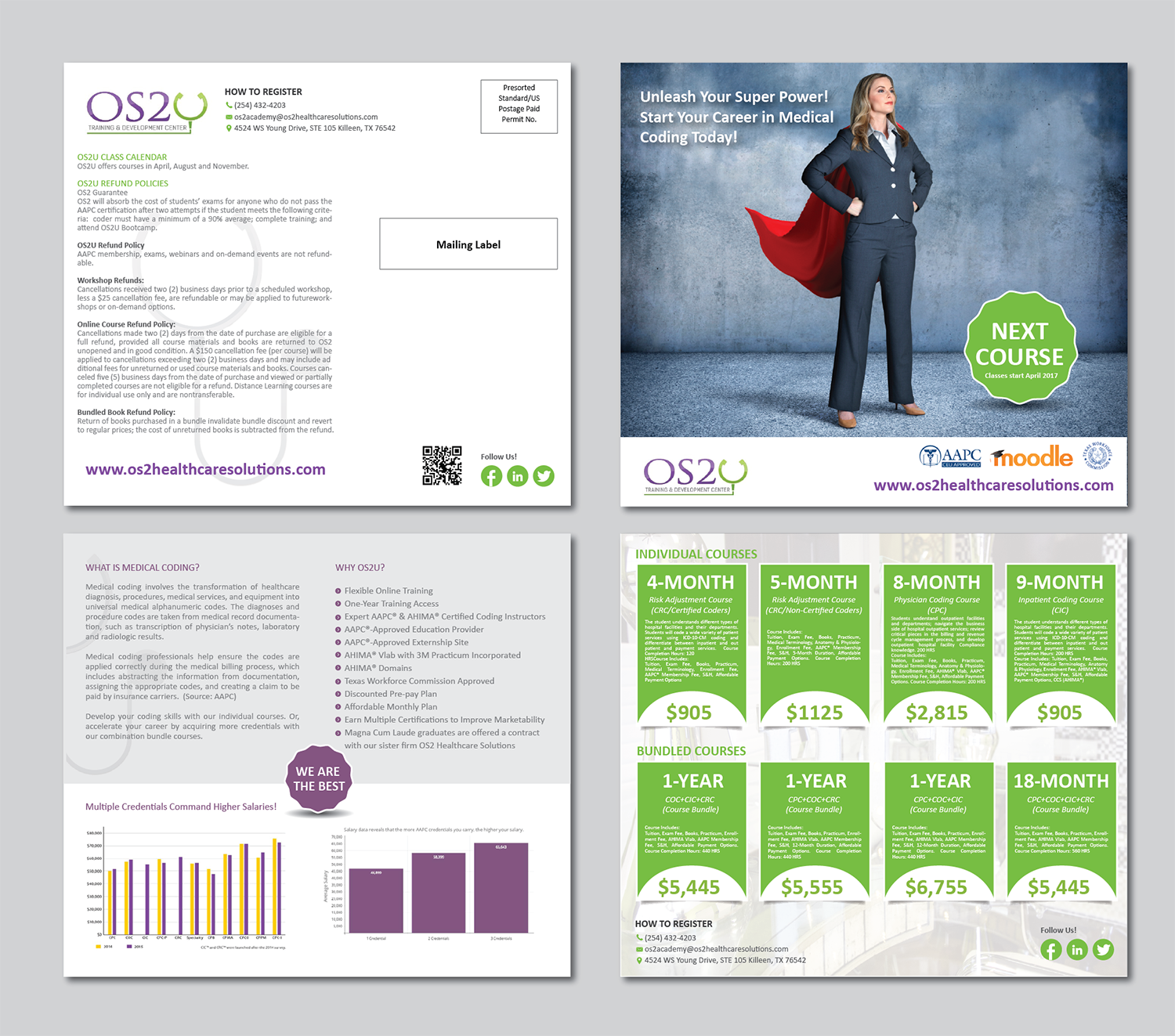 Postcard Design by alex989 for OS2 Healthcare Solutions, LLC | Design #12379220
