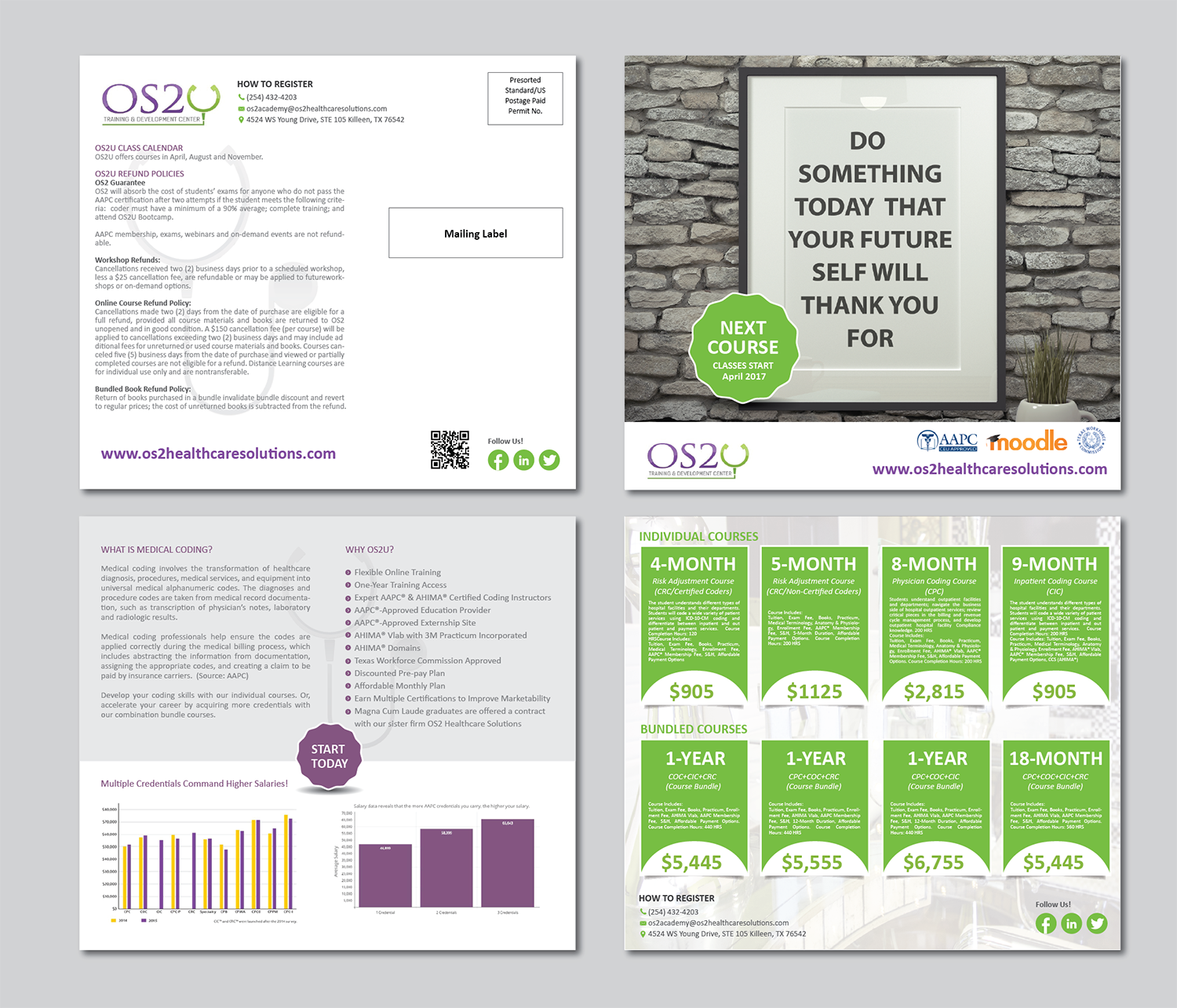 Postcard Design by alex989 for OS2 Healthcare Solutions, LLC | Design #12384676