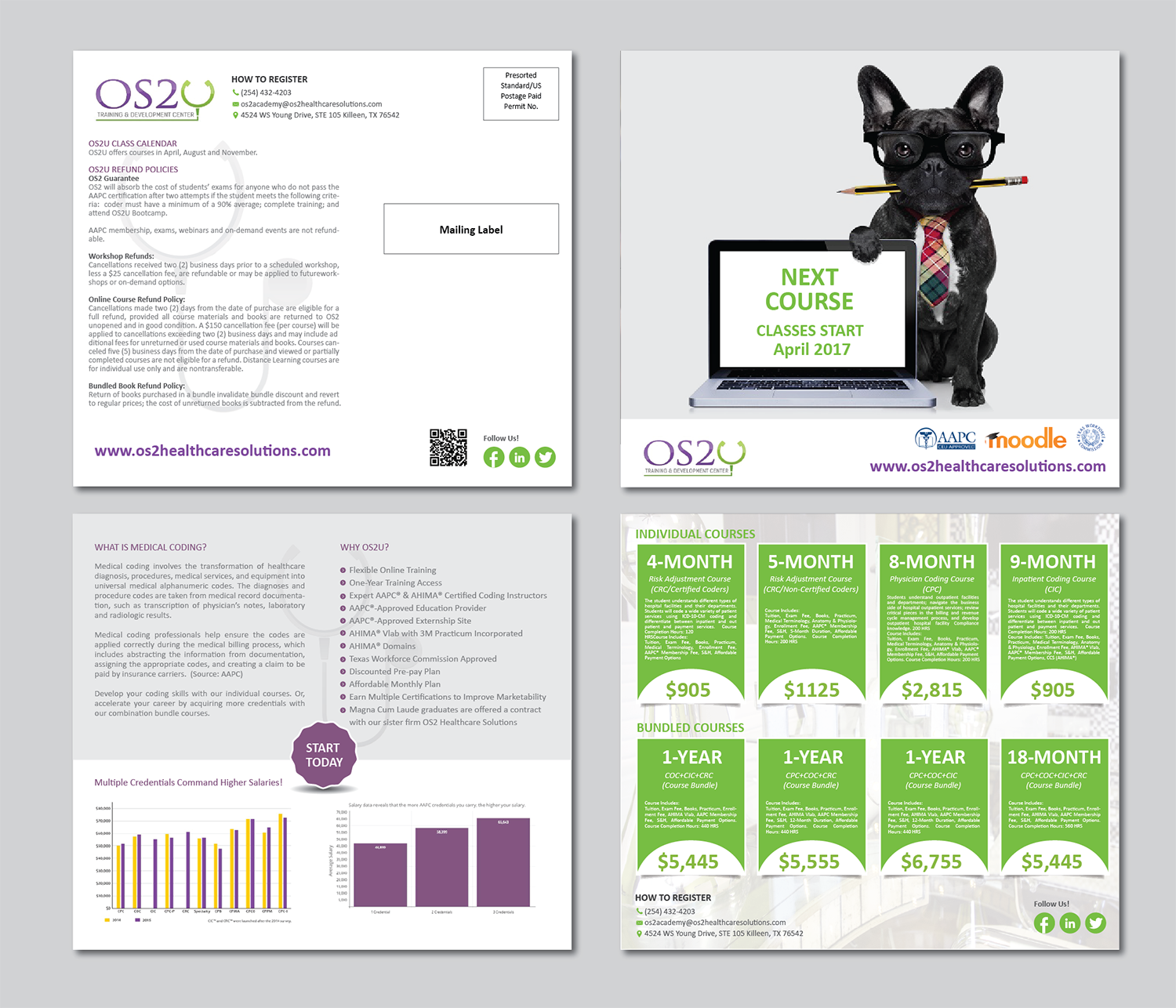 Postcard Design by alex989 for OS2 Healthcare Solutions, LLC | Design #12390244