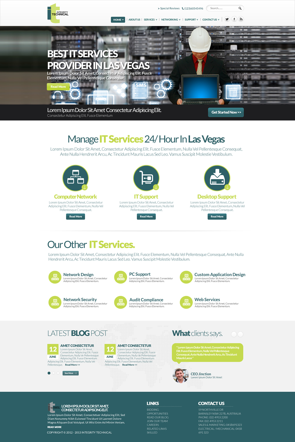 Wordpress Design by TechWise for this project | Design #2428889