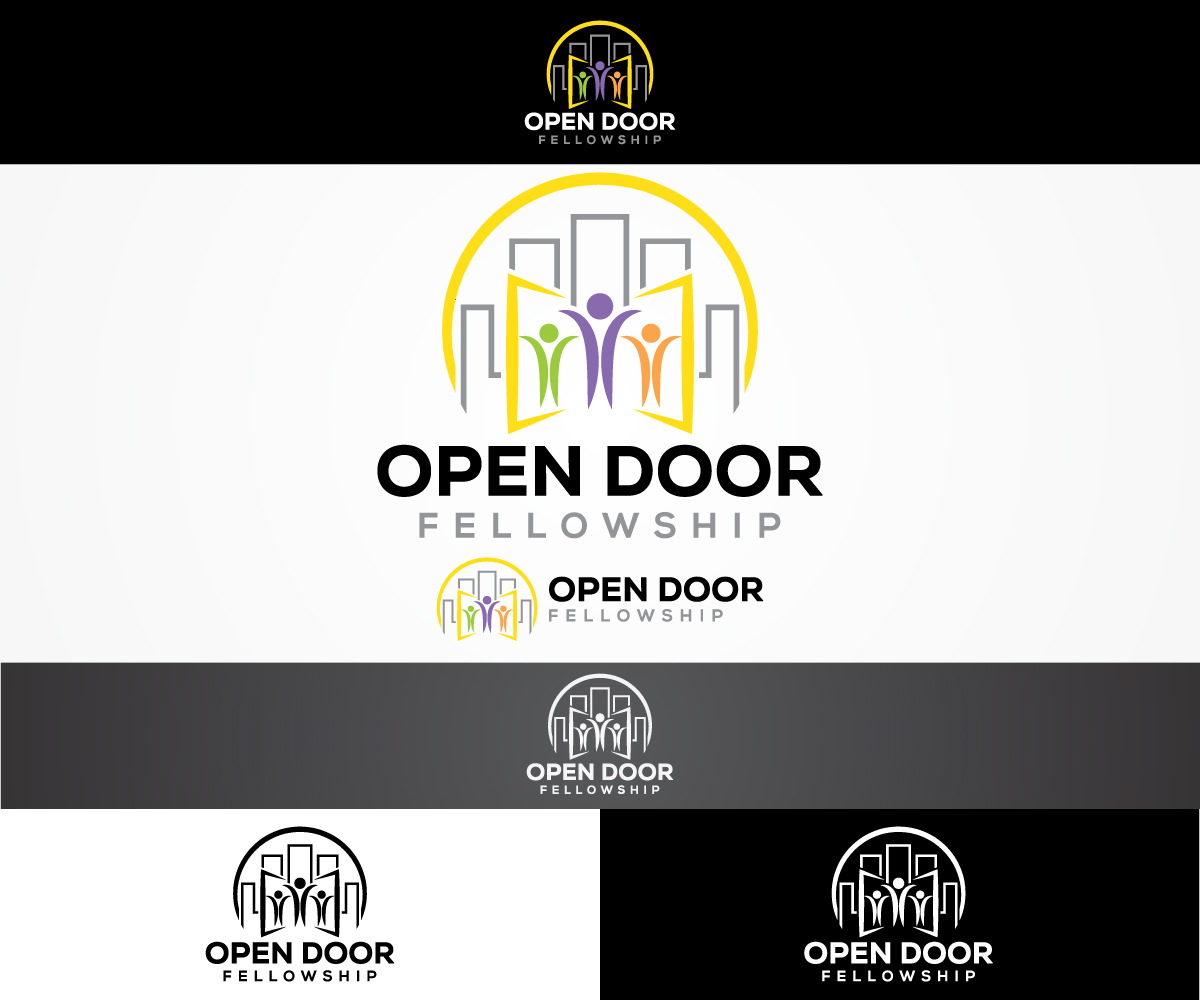 Logo Design by sangeloenriquez for Open Door Fellowship | Design #12373789