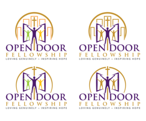 Logo Design by sangeloenriquez for Open Door Fellowship | Design: #12490062