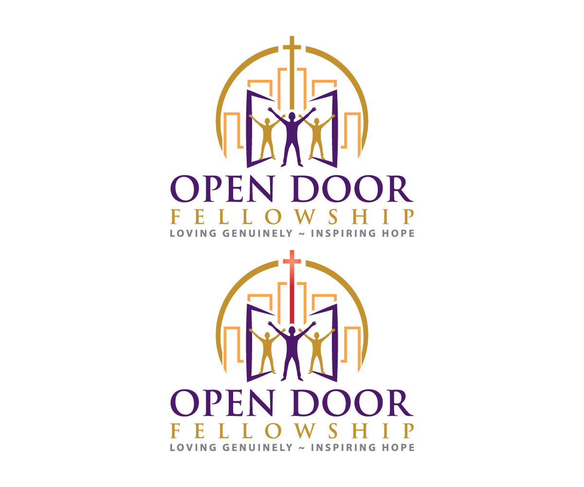 Logo Design by sangeloenriquez for Open Door Fellowship | Design #12501571