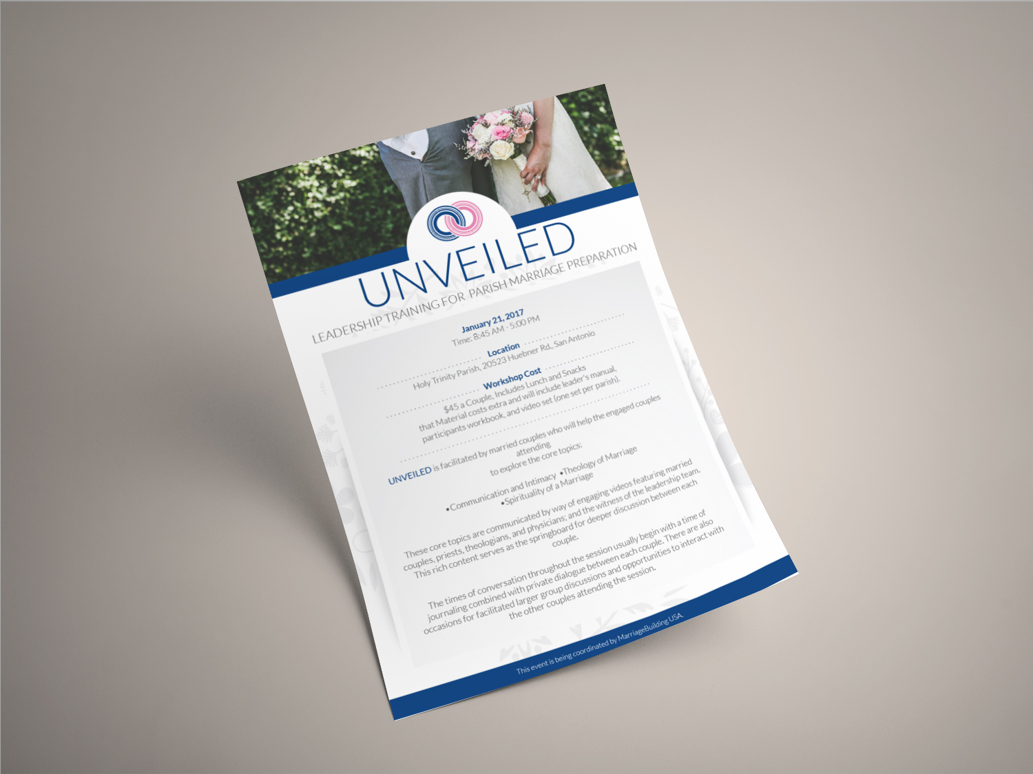 Flyer Design by Priyo Subarkah for MarriageBuilding USA | Design #12426529