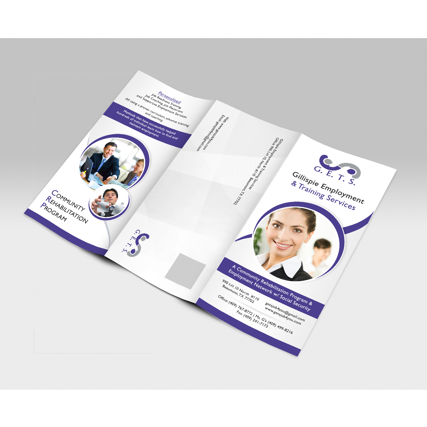 Brochure Design by debdesign for Gillispie Employment & Training Service | Design #12632839