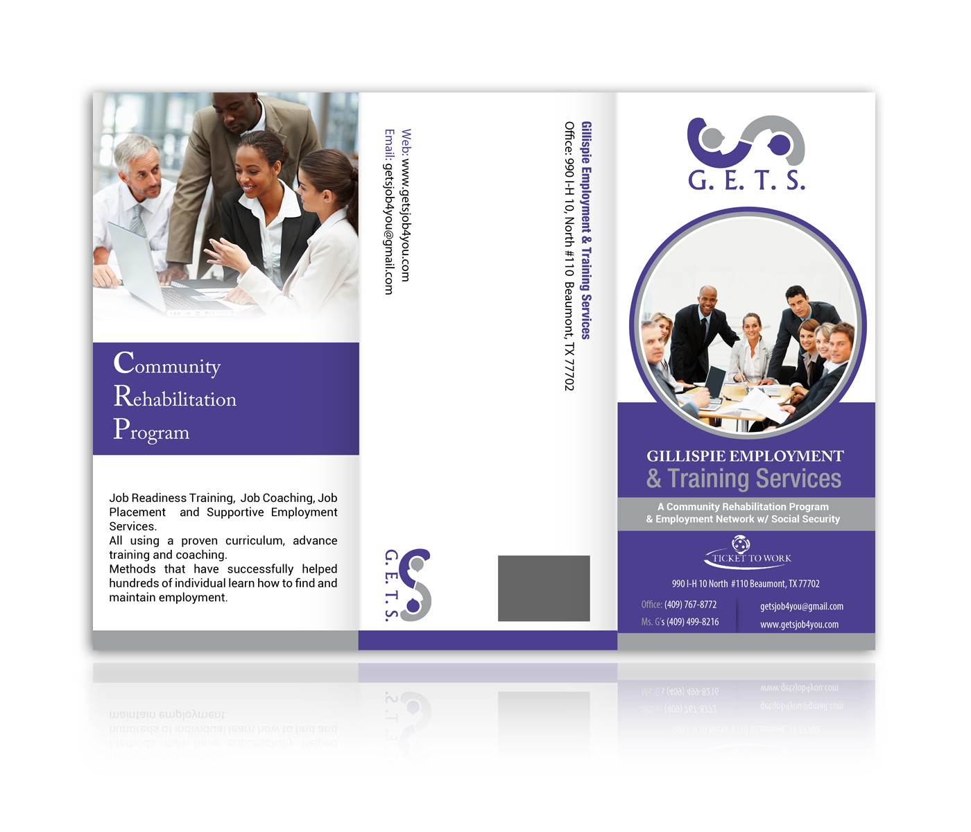 Brochure Design by creative.bugs for Gillispie Employment & Training Service | Design #12589052