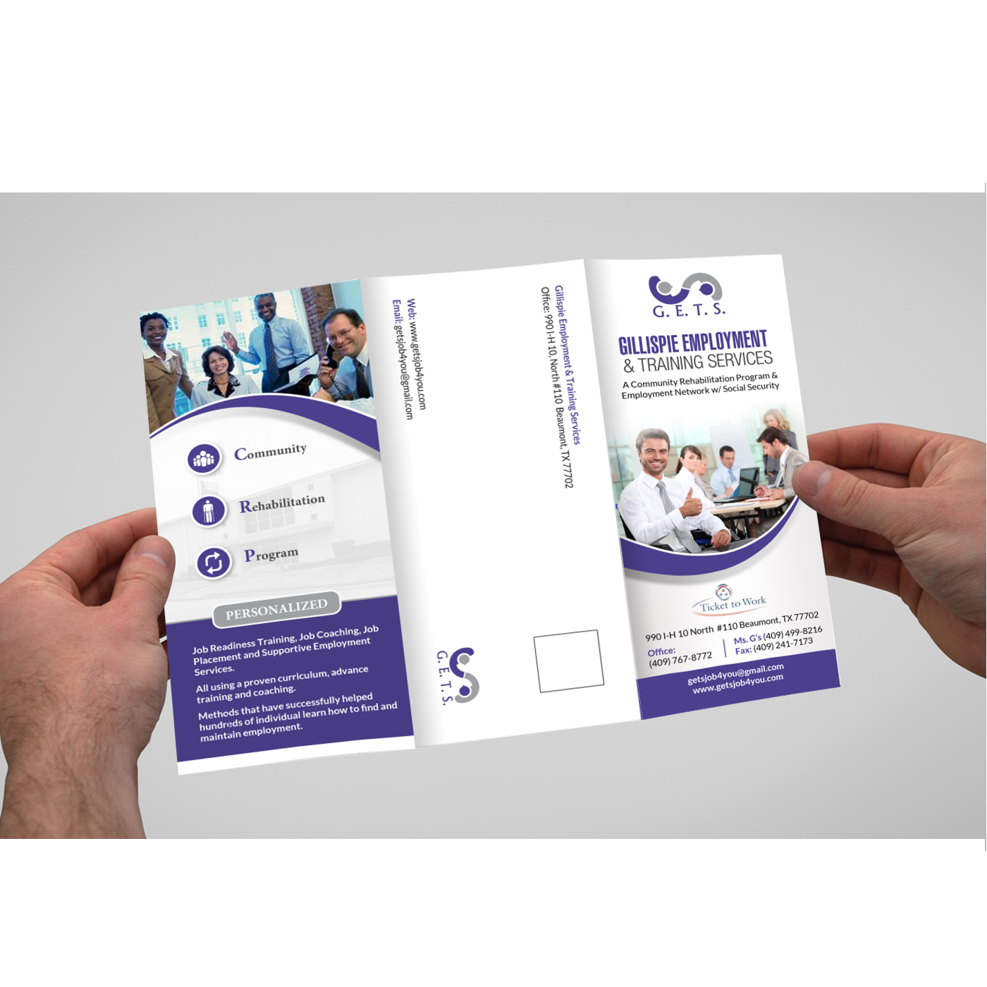 Brochure Design by creative.bugs for Gillispie Employment & Training Service | Design #12617247