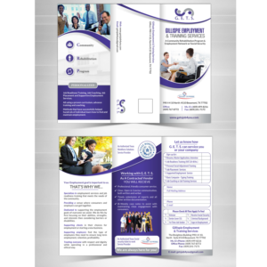 Brochure Design by creative.bugs for Gillispie Employment & Training Service | Design: #12650303