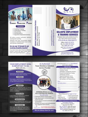 Brochure Design by innovative earth for Gillispie Employment & Training Service | Design: #12744902