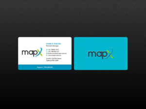 Card Design by Creations Box 2015 for MapX Systems | Design: #12374840