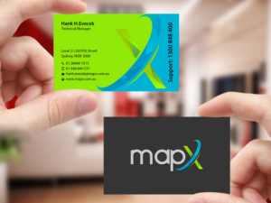 Card Design by Creations Box 2015 for MapX Systems | Design: #12375895