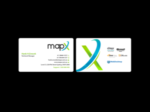 Card Design by Creations Box 2015 for MapX Systems | Design: #12376079
