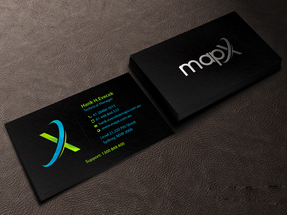 Card Design by Creations Box 2015 for MapX Systems | Design #12376084