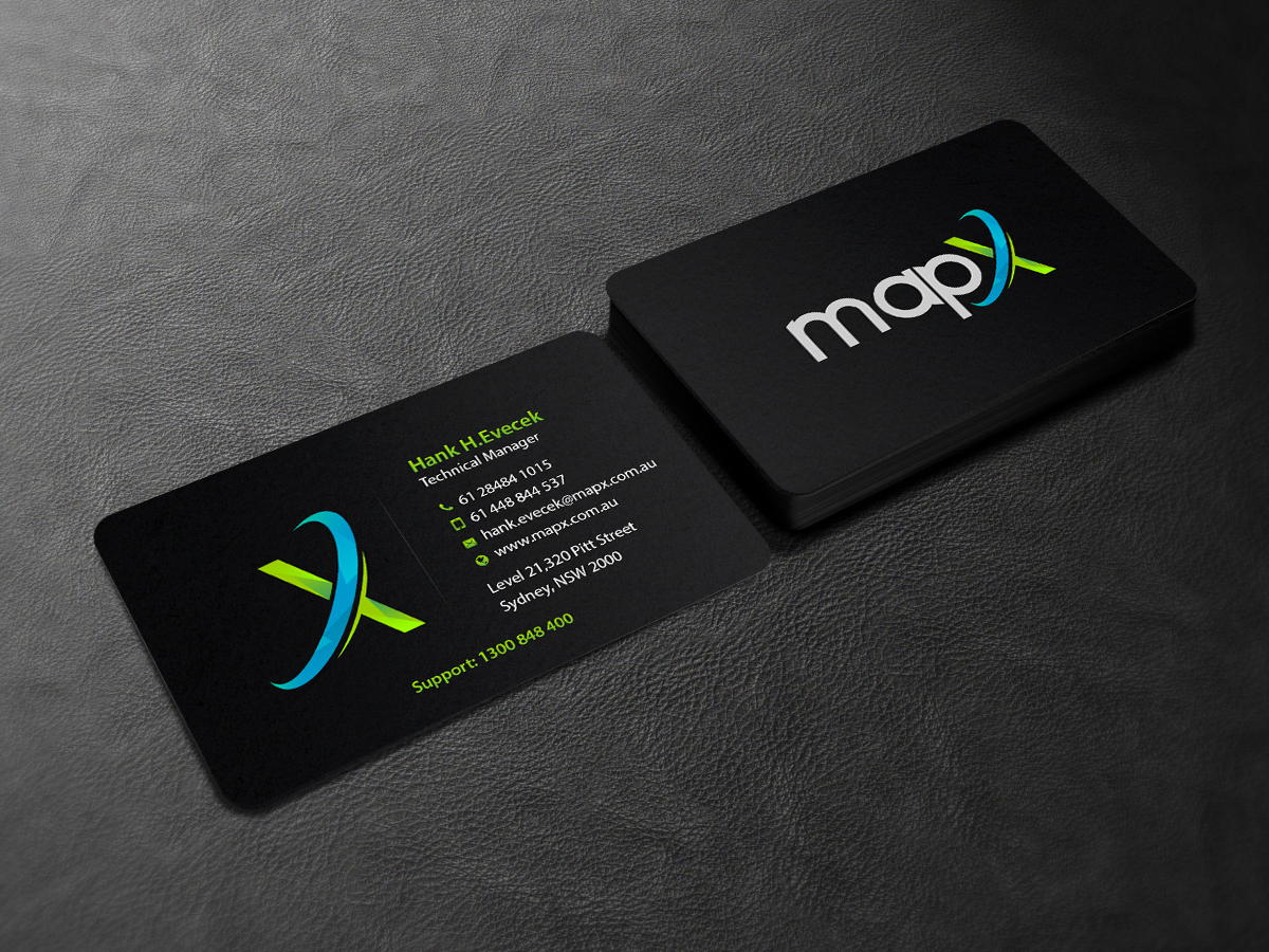 Card Design by Creations Box 2015 for MapX Systems | Design #12376087