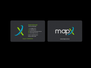 Card Design by Creations Box 2015 for MapX Systems | Design: #12376089